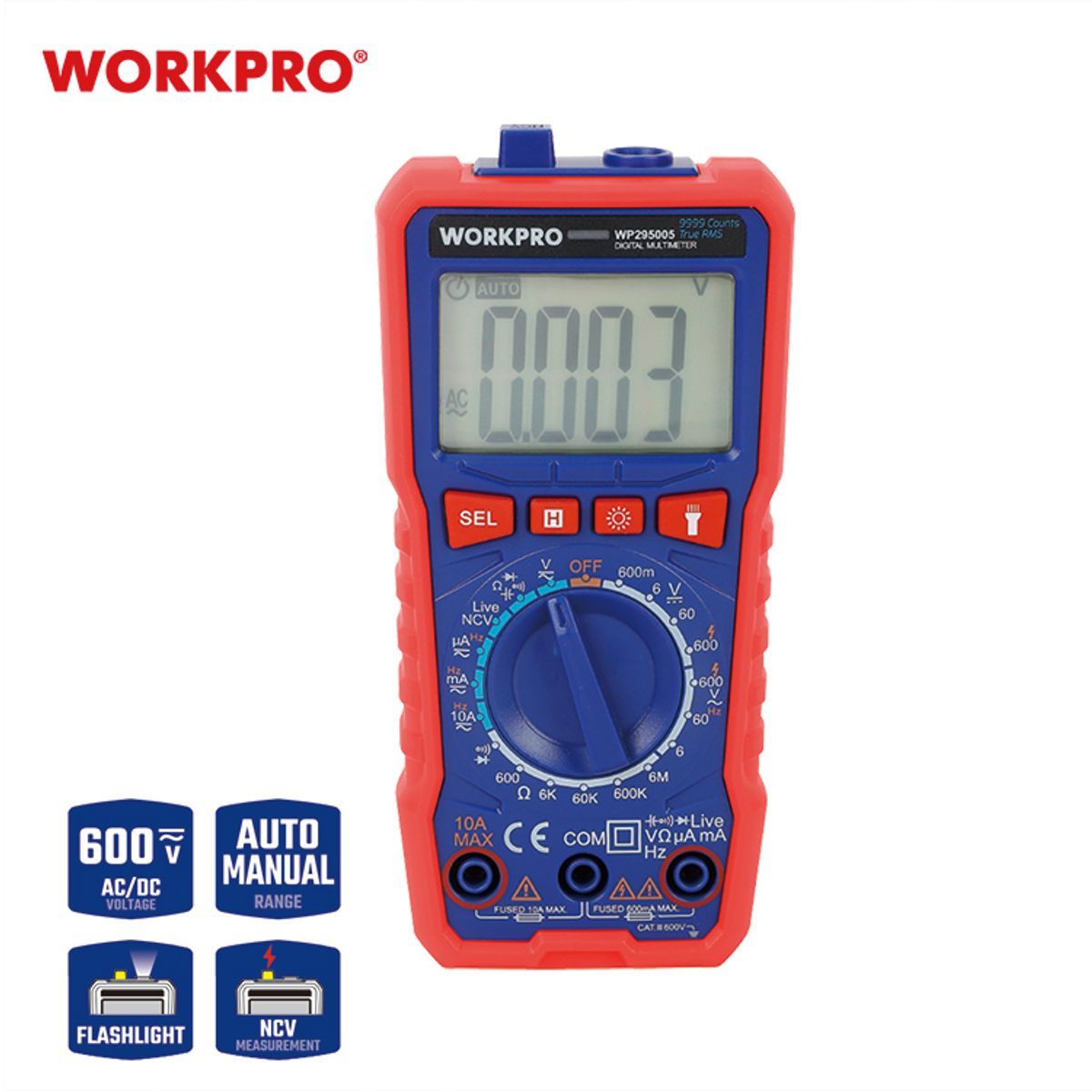 WORKPRO - Multitester  Multimetro - Workpro