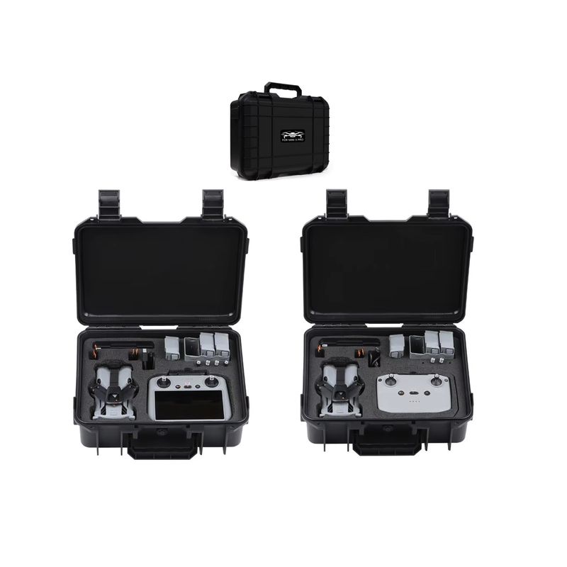 GENERICO - Maleta Bolso Viaje Rígido Premium Para Dron Dji Mini 5 Pro - Negro