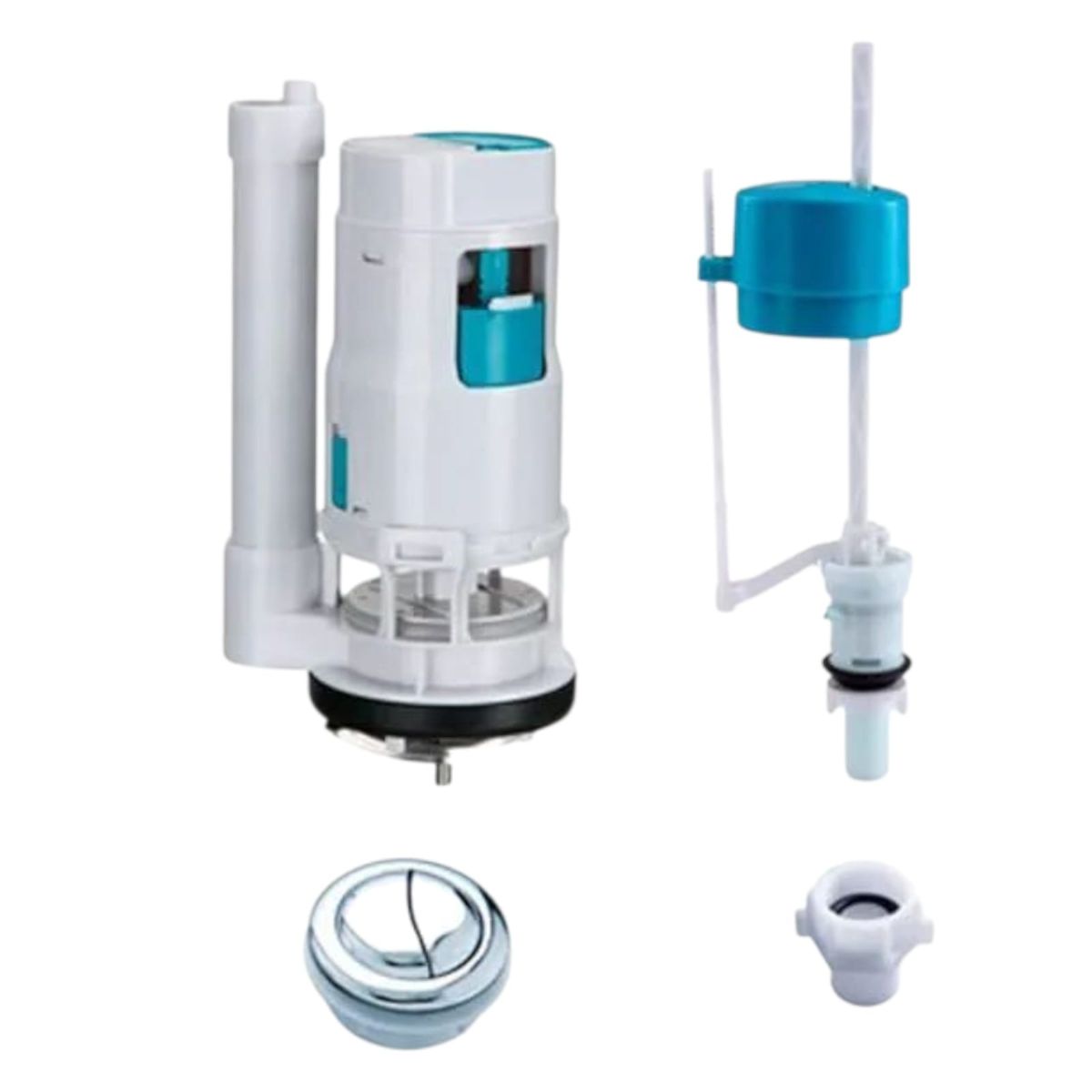 GENERICO - Kit de Válvula Y395 Con Botón Para WC Tanque