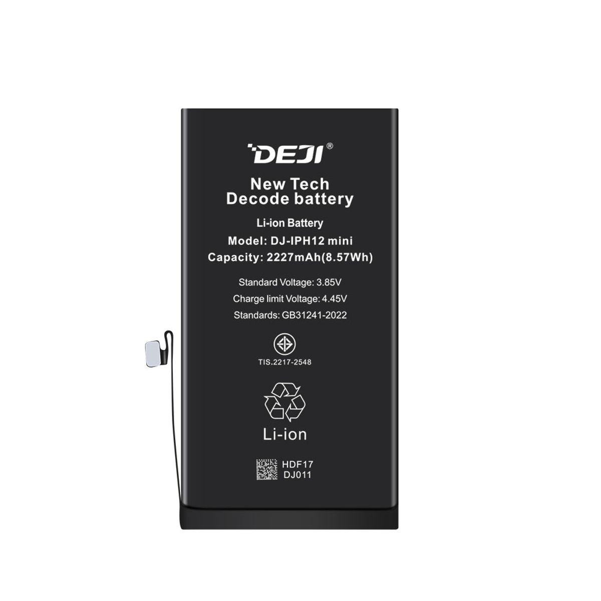 GENERICO - Batería Programada para Iphone 12 Mini Marca Deji