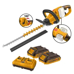 INGCO - CORTASETOS BL +2 BAT 2AH Y CARG DUAL 40V/650MM