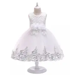 ALMA & DECO - Vestido Bautizo Paje Fiesta Modelo Cristina Color Blanco