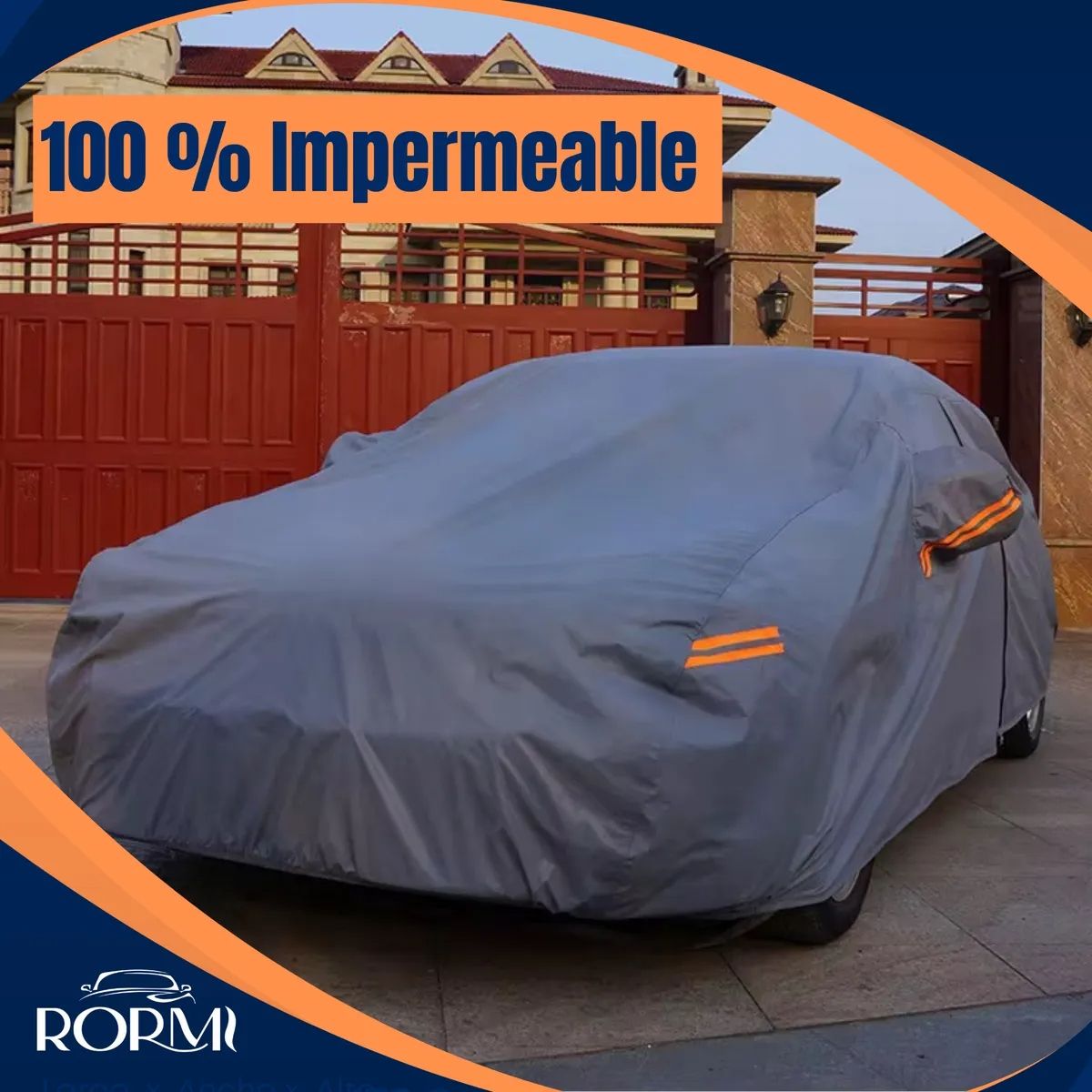 GENERICO - Funda Carpa Cubre Auto Impermeable Extra Gruesa Premium Pro Talla M