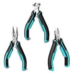 DURATECH - Set alicates CR-V soft grip 5 y 4 pulgadas