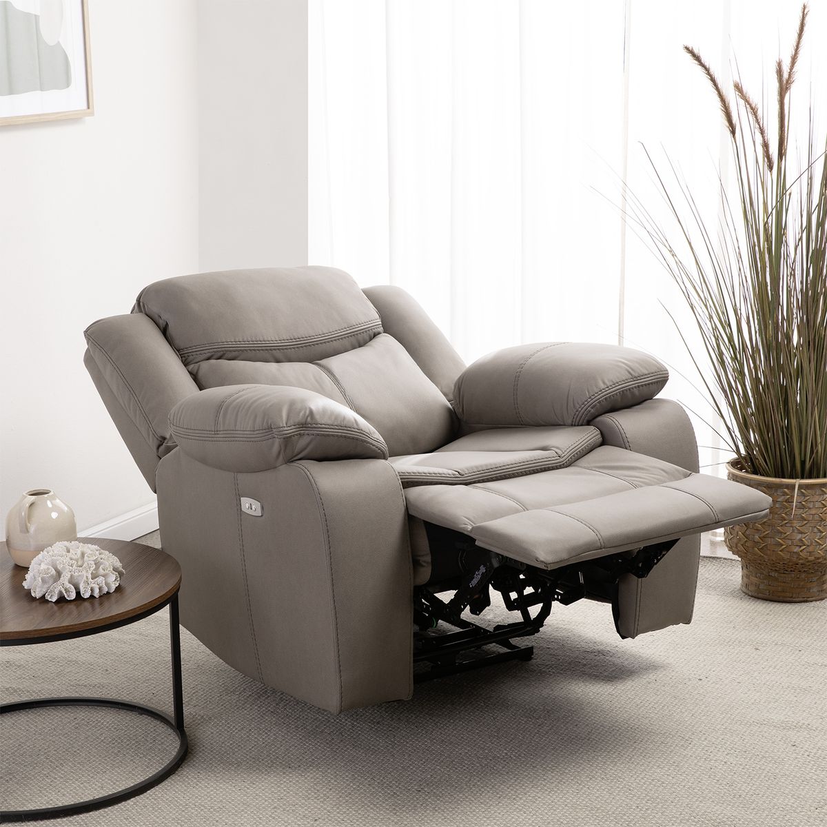 VYS SPA - BERGERE BILBAO BEIGE RECLINACION ELECTRICA + USB