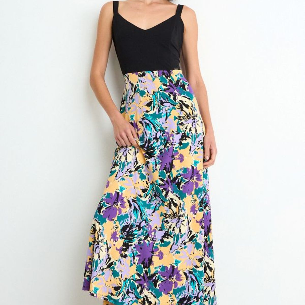 ASH - Vestido Largo Fantasia Mujer Verde  Ash