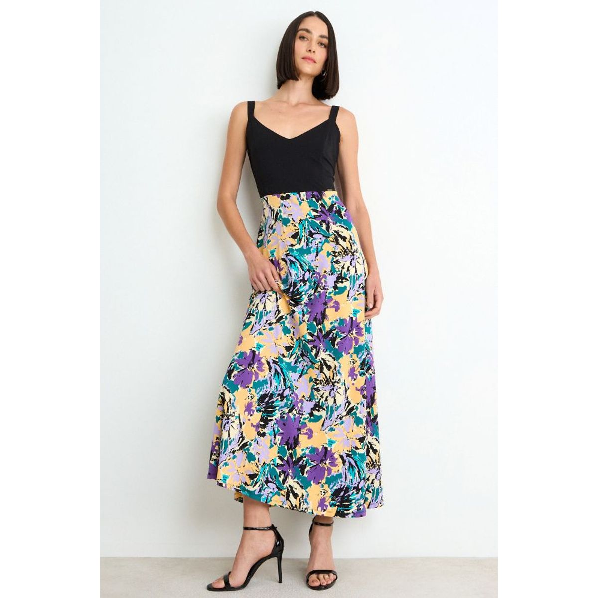 ASH - Vestido Largo Fantasia Mujer Verde  Ash