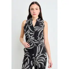 IO - Blusa Fantasia Mujer Negro