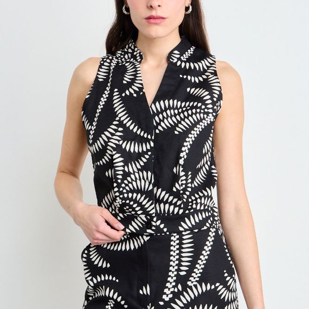IO - Blusa Fantasia Mujer Negro Io