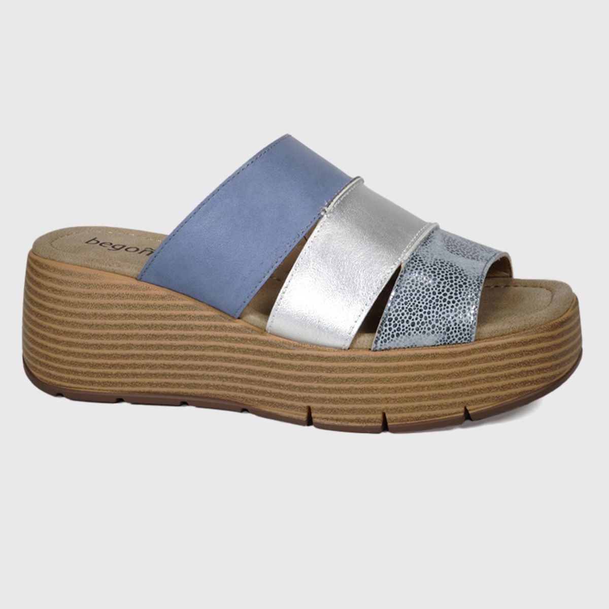 BEGOÑA - Sandalia Brunella Celeste BEGOÑA