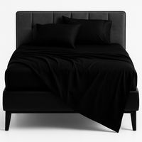 Juego de Sábana 2 Plazas 800 Hilos Liso Amarillo v12