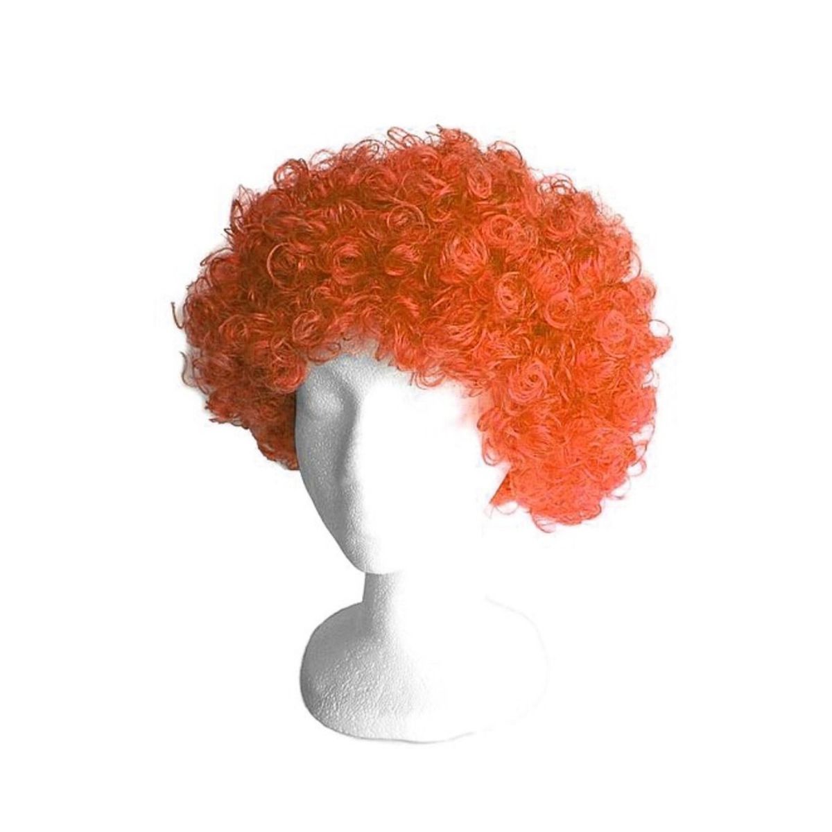 GENERICO - Peluca Afro Para Adultos Niños Niñas - Halloween Cosplay Naranja