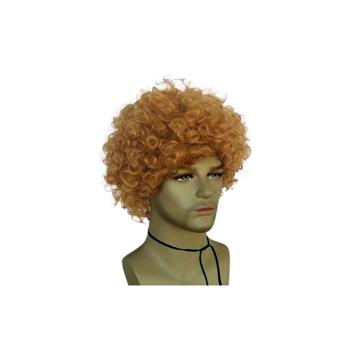 GENERICO - Peluca Afro Para Adultos Niños Niñas - Halloween Cosplay Rubia