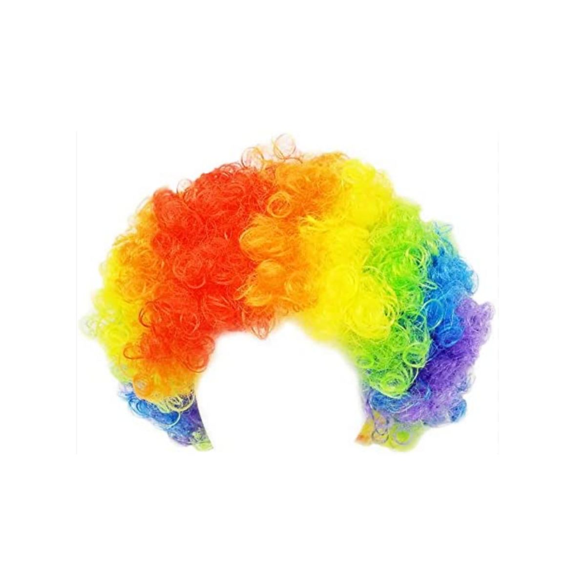 GENERICO - Peluca Afro Para Adultos Niños Niñas - Halloween Cosplay Multicolor