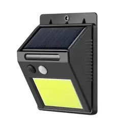 GENERICO - Foco Solar 60 LED Exterior con Sensor Movimiento Luz Fría