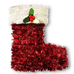 GENERICO - COLGANTE NAVIDEÑO BOTA 13CM