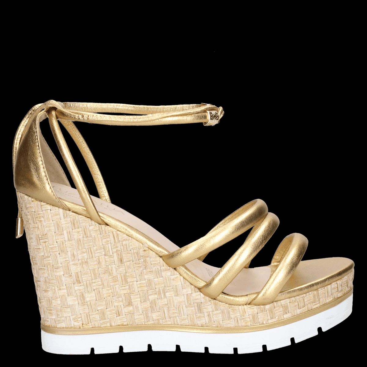 LUZ DA LUA - Sandalia Casual Mujer Dorado Luz da Lua