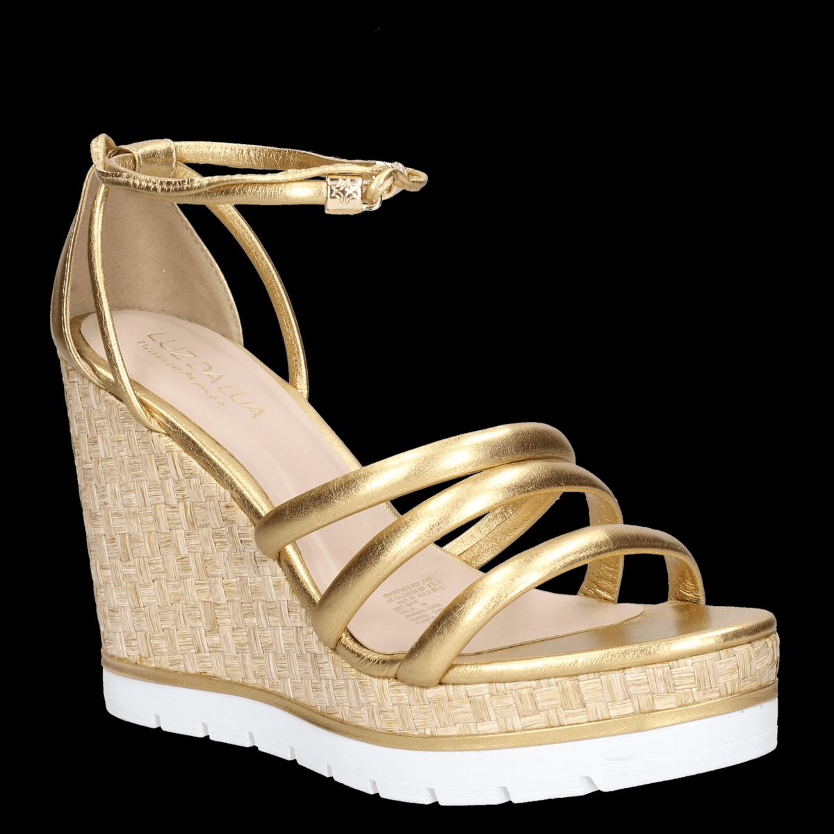 LUZ DA LUA - Sandalia Casual Mujer Dorado Luz da Lua