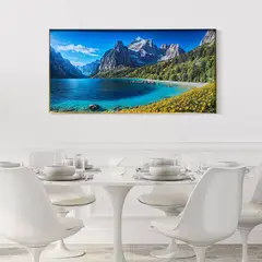 DEKAM DISEÑO - Cuadro Porcelana Diamantes Torres del Paine 140x70 Cms