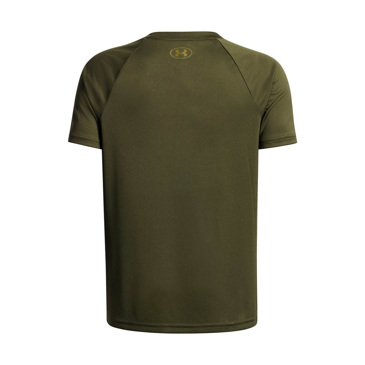 UNDER ARMOUR - Polera Manga Corta Training Niño Tech Hybrid print Verde UNDER ARMOUR