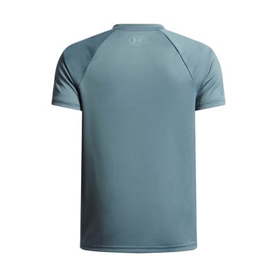 Imagen 2 del producto Polera Manga Corta Training para Niño Tech Hybrid print Azul