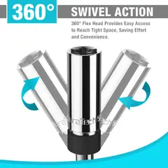 DURATECH - Set extractores de bujía con extensión giratoria magnética 38