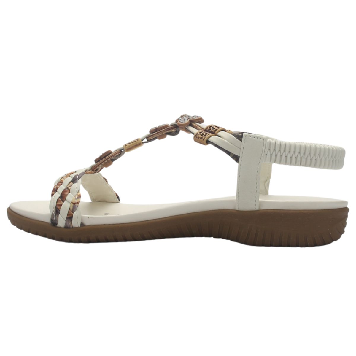 CHALADA - Sandalia Mujer Blanco Casual Chalada Clara-11