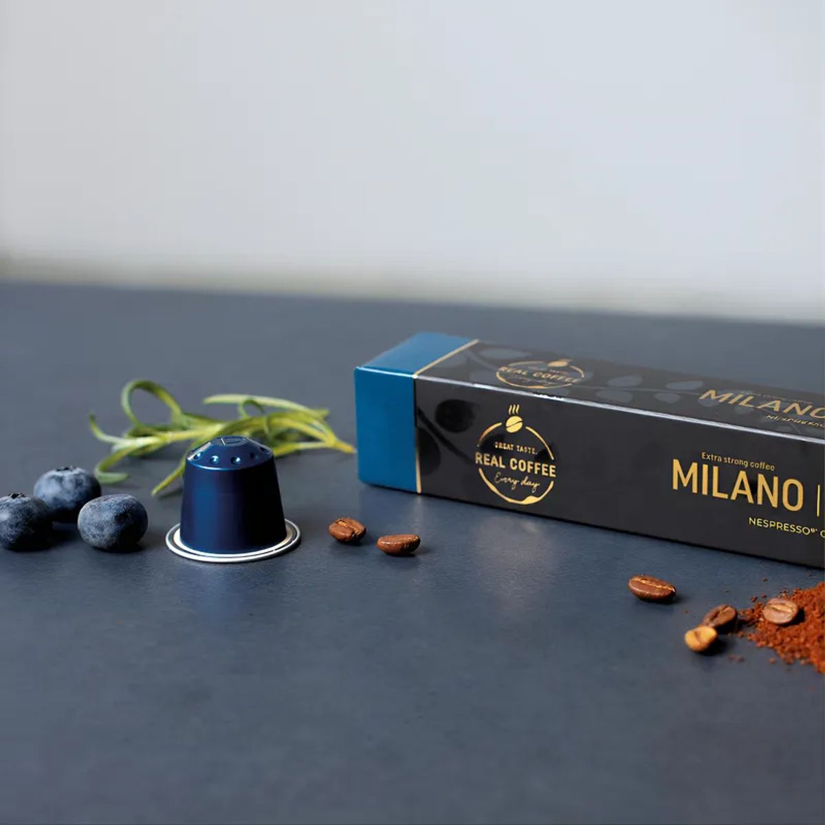 REAL COFFEE - 100 Cápsulas Compatibles Nespresso® Milano , Real Coffee®