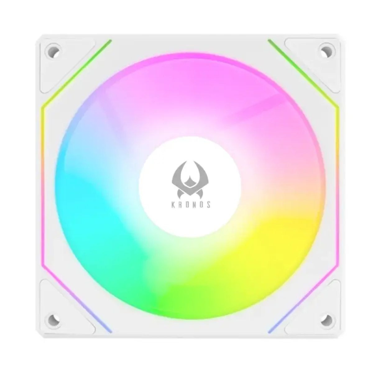 KRONOS - Ventilador Gabinete PC Kronos Eurus ARGB 120mm PWM White
