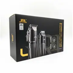 JRL PROFESSIONAL - Barber Combo JRL Onyx Cortadora Y Patilera Ghost 1 Negro