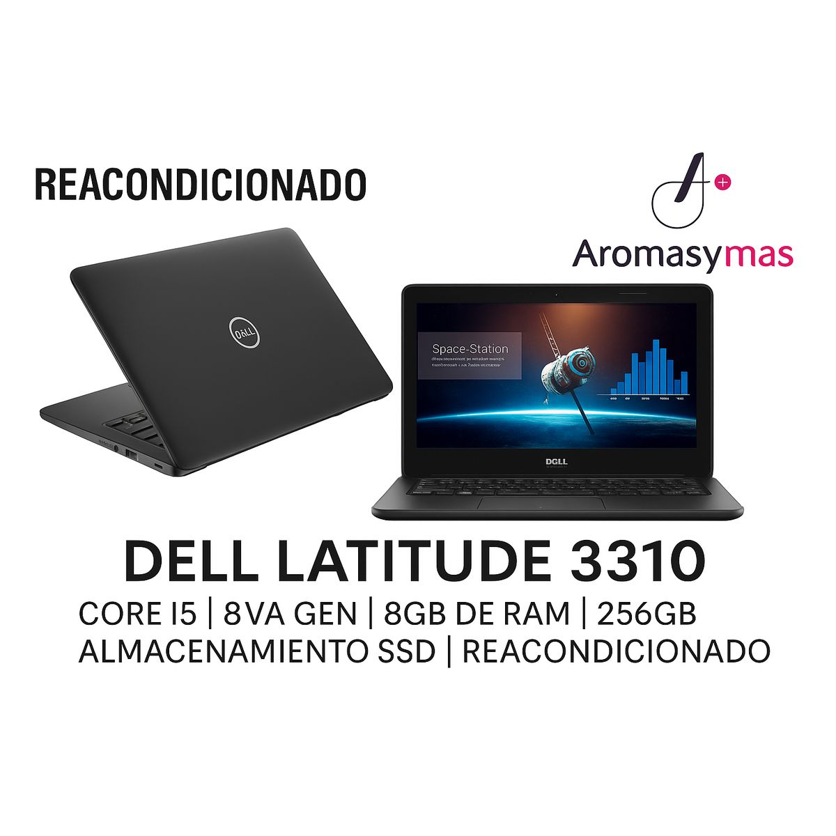 DELL - Dell Latitude 3310 - Core I5 - 8Va Gen - 8Gb de Ram - 256Gb Almacenamiento Ssd - Reacondicionado