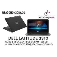 DELL - Latitude 3310 - Core I5 - 8Va Gen - 8Gb de Ram - 256Gb Almacenamiento Ssd - Reacondicionado