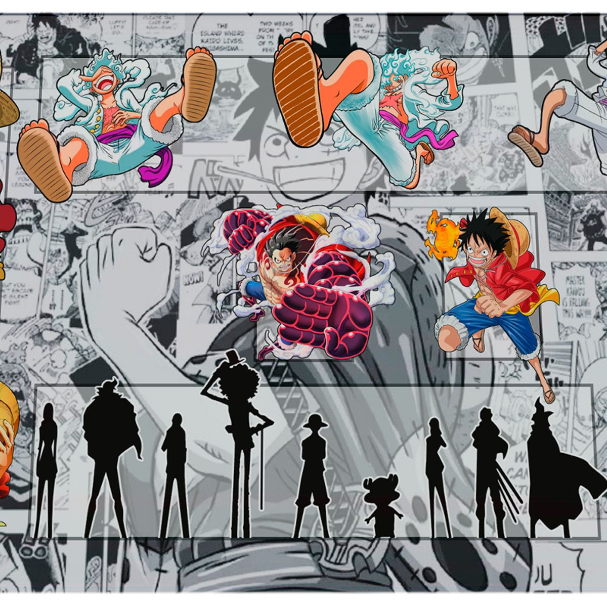 GENERICO - Playmat One Piece Card Game 60×35 cm M01