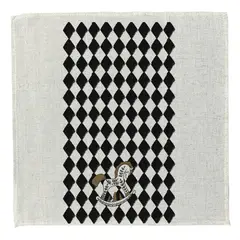 TUYO PRINT - Set 4 Servilletas Cascanueces Dorado - Lino Poliester -