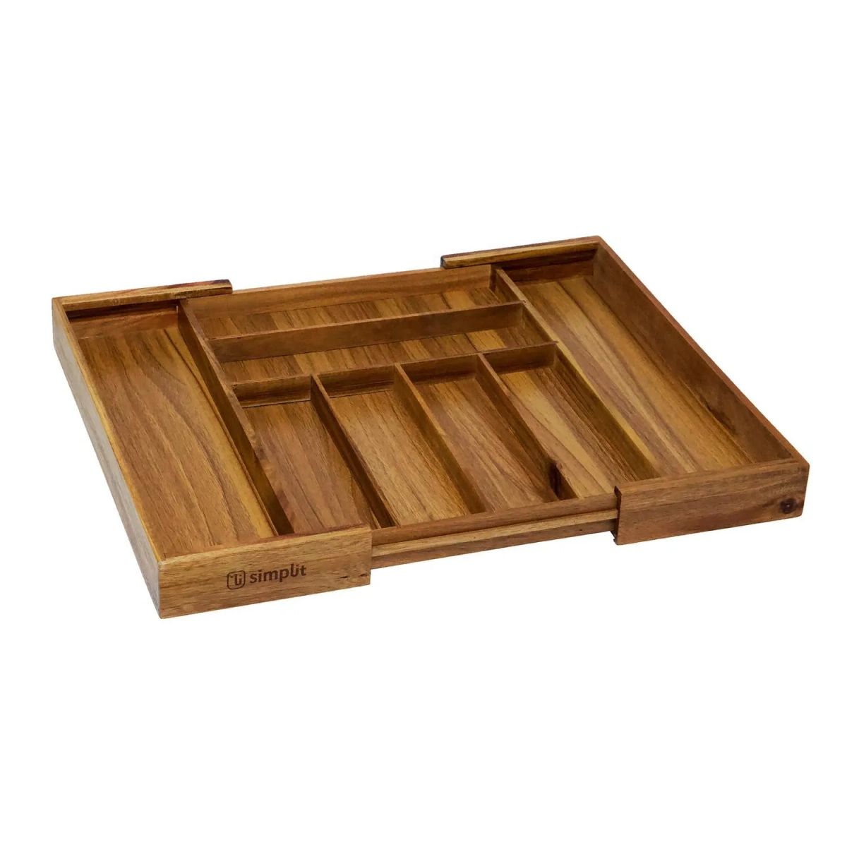 SIMPLIT - Organizador Cubiertos Expandible Madera Acasia Basel Simplit