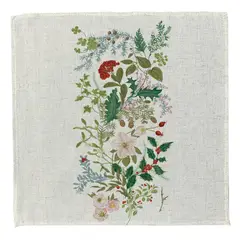 TUYO PRINT - Set 4 Servilletas Herbario - Lino Poliester -