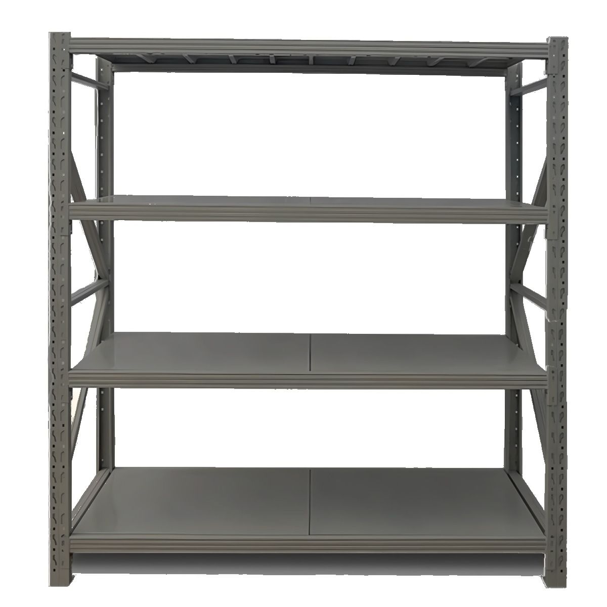 GENERICO - Estante o Rack Gris 50x185x200cm Metálico tipo mecano