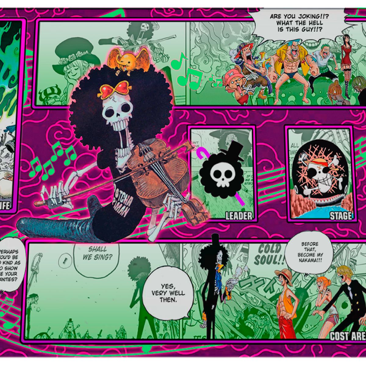 GENERICO - Playmat One Piece Card Game 60×35 cm M08