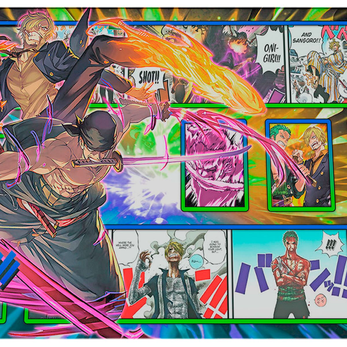 GENERICO - Playmat One Piece Card Game 60×35 cm M12