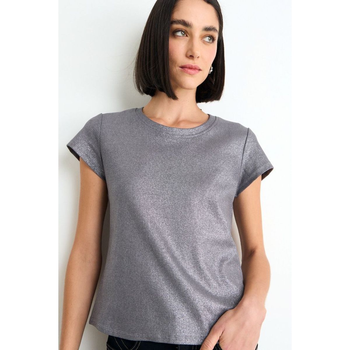 ASH - Polera Mujer Gris Ash