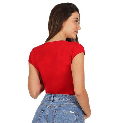 Imagen 2 del producto Polera Mabel V Roja