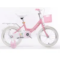 Bicicleta infantil de niña aro 12 New Speed color rosada