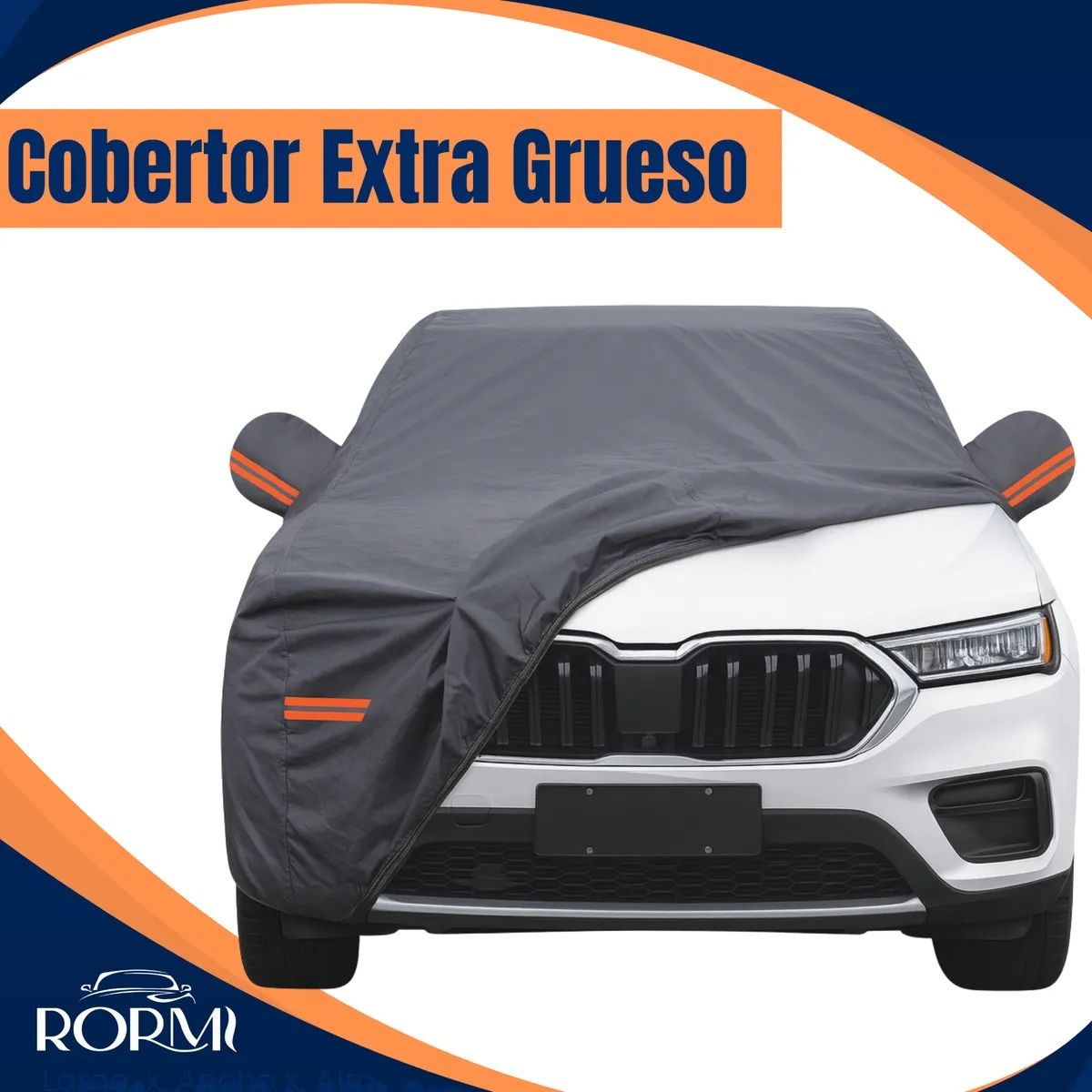 GENERICO - Funda Carpa Cubre Auto Impermeable Extra Gruesa Premium Pro Talla XL