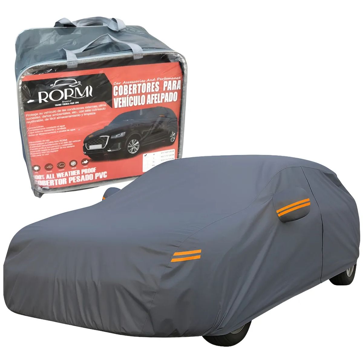 GENERICO - Funda Carpa Cubre Auto Impermeable Extra Gruesa Premium Pro Talla XXL