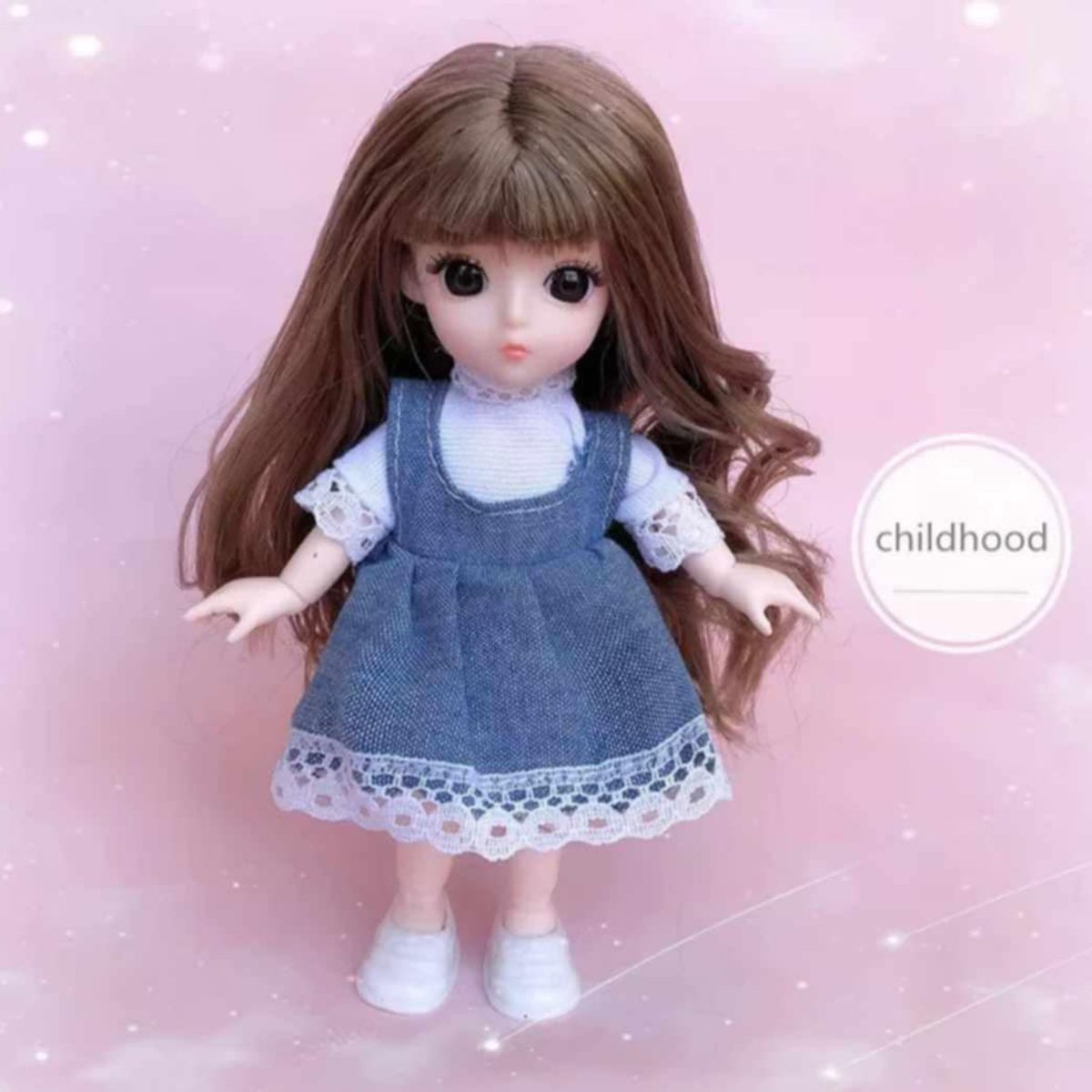 GENERICO - Mini muñeca linda 16cm para niños