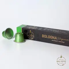 REAL COFFEE - 100 Cápsulas Compatibles Nespresso Bologna ,