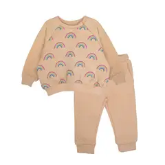 PUMUCKI - Conjunto de Algodón acolchado Bebé Arcoiris