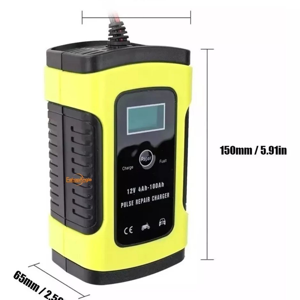 ESHOPANGIE - Cargador Auto Inteligente Batería 12v De Auto