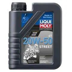 LIQUI MOLY - Aceite Motor para Moto 20w50 Mineral Motorbike 4T Street
