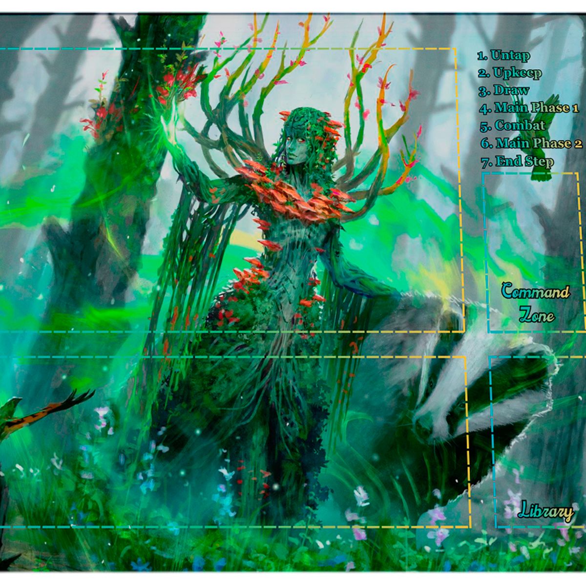 GENERICO - Playmat Magic The Gathering Card Game 60×35 cm M03